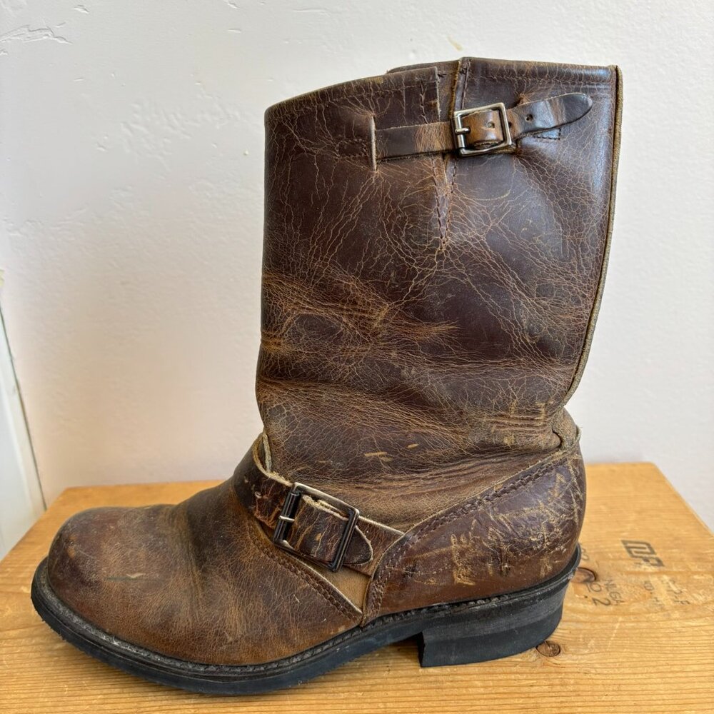 Frye engineering boots